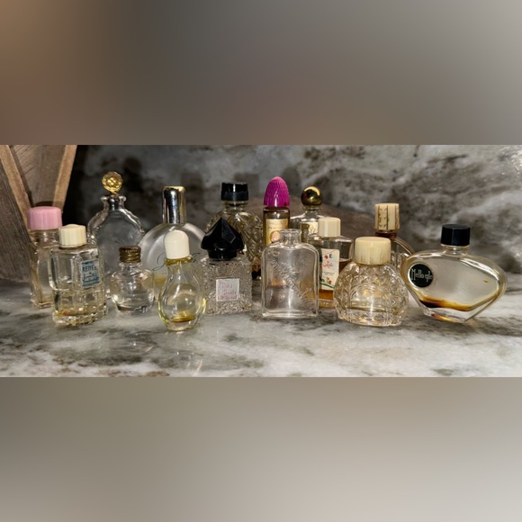 Unique Vintage Other - Vintage Art Deco Miniature Glass Perfume Bottles Lot